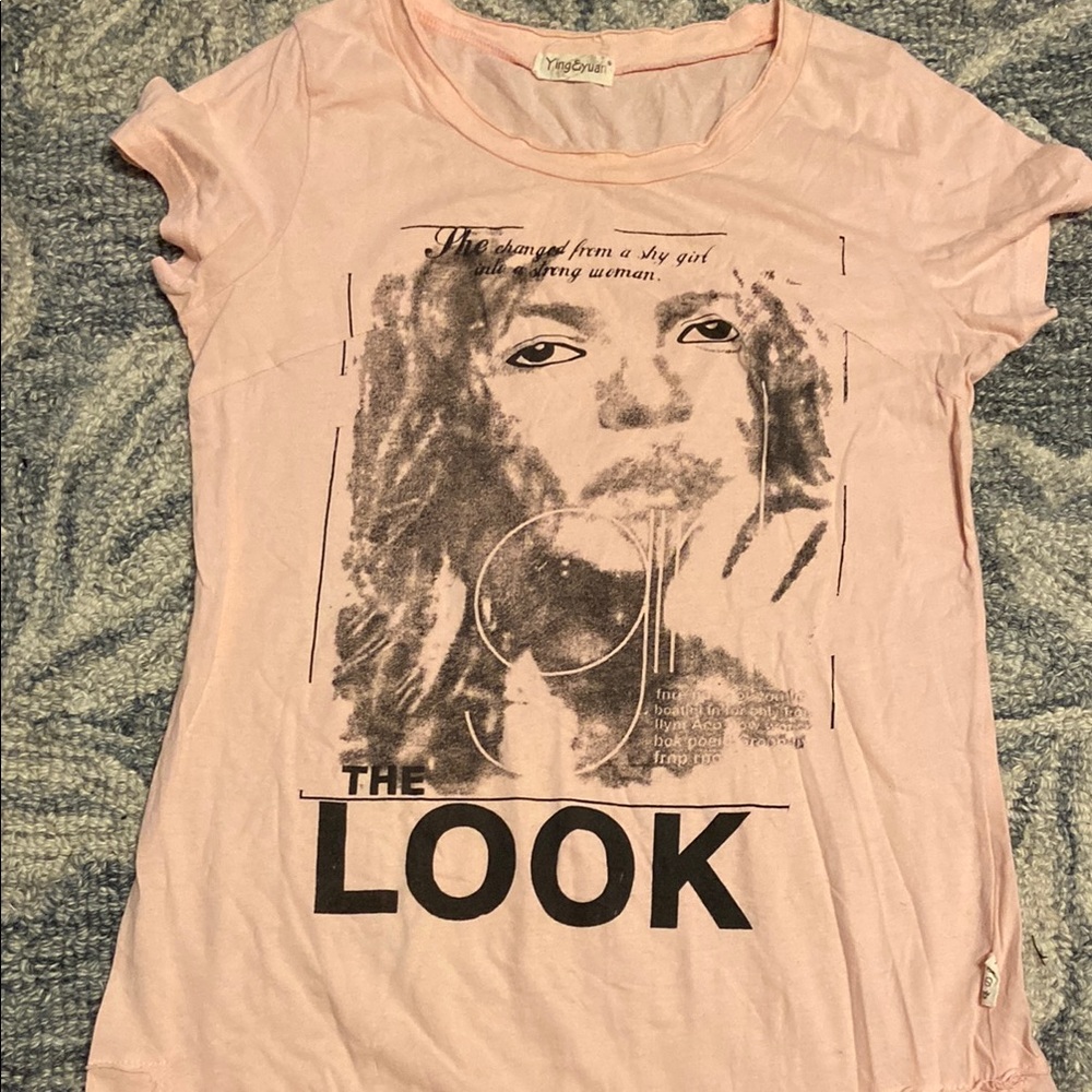 Pink Graphic Women's Top